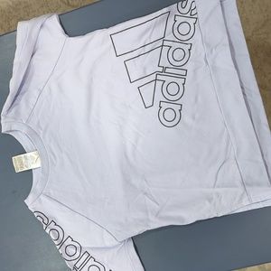 Adidas lavender long sleeve shirt